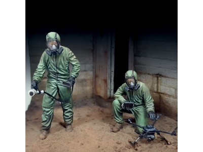 Men in NBC suit multi configuration figures 