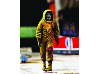 Zombie in NBC coverall 'Zombies serie' 