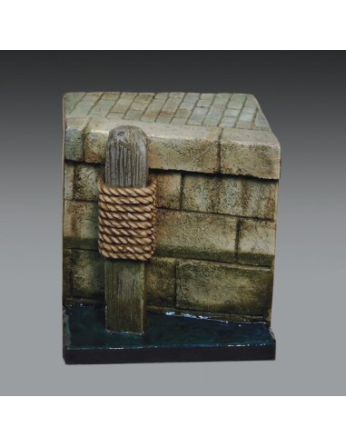Stone dock section  (1/35-32 scale) 