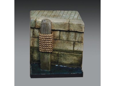 Stone dock section  (1/35-32 scale) 