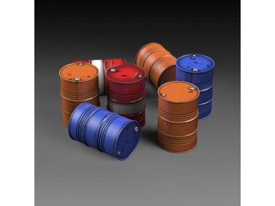 Modern oil drums 