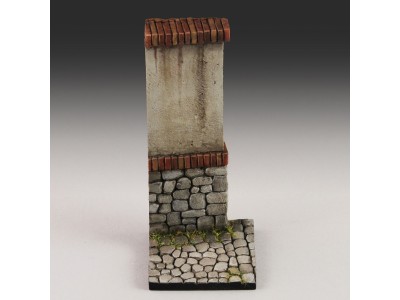 Base with wall (cm 3,5x3,5) 