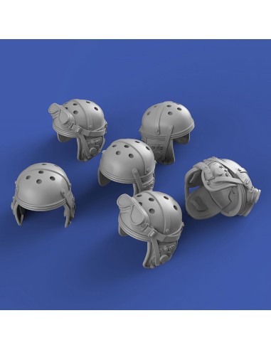 U.S. tanker helmets-WWII set 