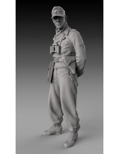 German tanker with arms backward - WWII 