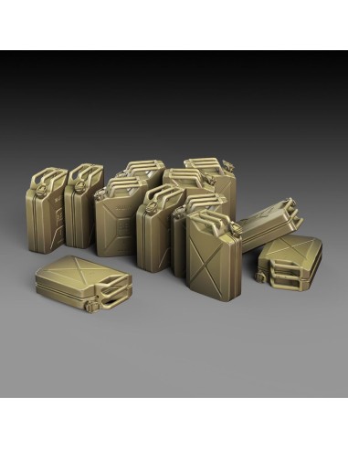 Italian jerrycans WWII 