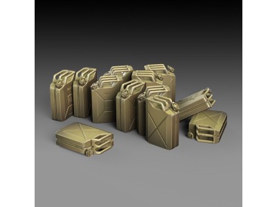 Italian jerrycans WWII 