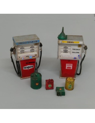 Modern gas pumps 