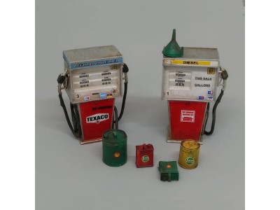 Modern gas pumps 