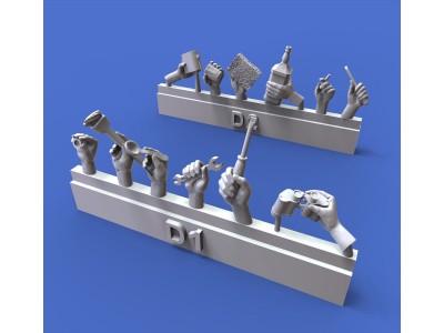 Assorted hands set No.4 