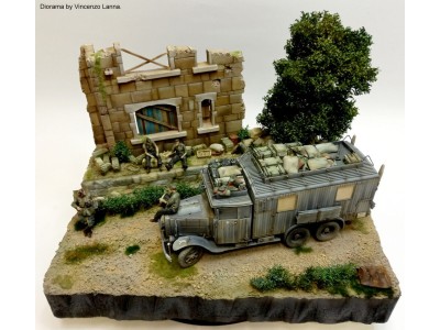 Ruined building section 