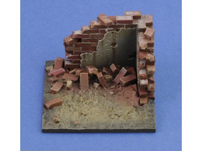 Base with ruined wall 'cm4x4'  No.10 