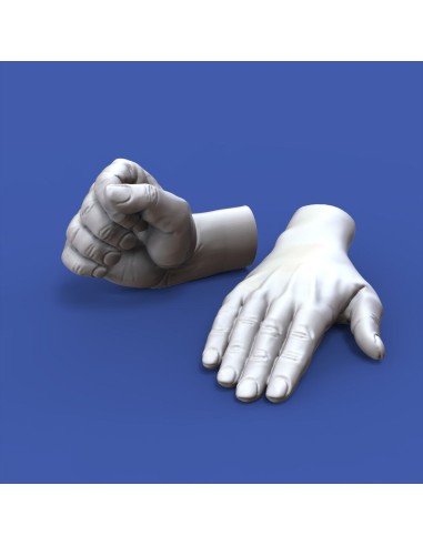 Assorted hands set No. 1 