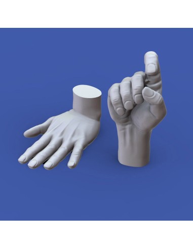 Assorted hands set No. 3 
