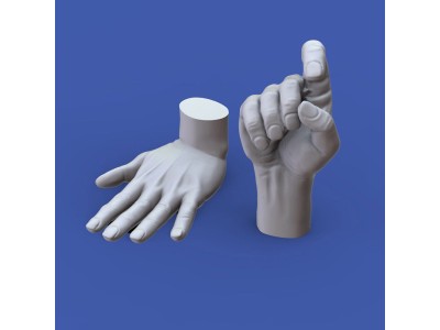 Assorted hands set No. 3 