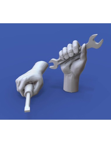 Assorted hands set No. 4 