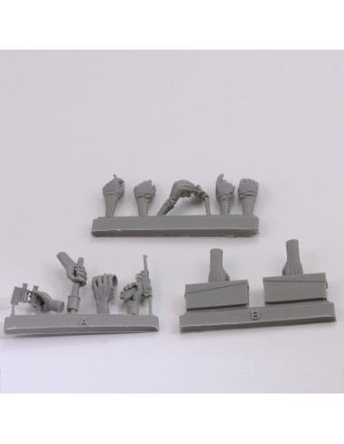 Assorted german hands set -WWII 