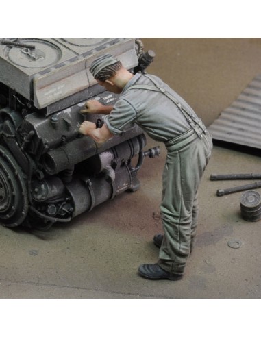 German soldier at work - WWII 