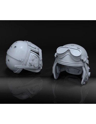 U.S. tanker helmets WWII - 2 pcs. 