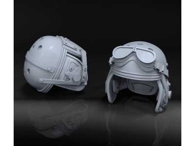 U.S. tanker helmets WWII - 2 pcs. 