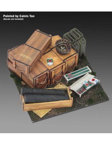Base with 105 mm Ammo with Cases  cm4x4 
