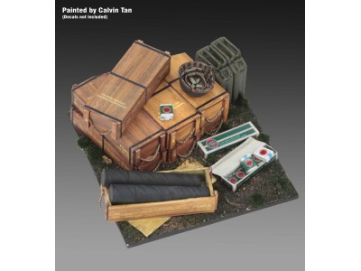 Base with 105 mm Ammo with Cases  cm4x4 