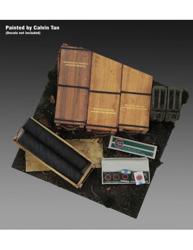 Base with 105 mm Ammo with Cases  cm4x4 