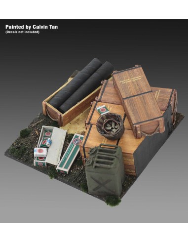 Base with 105 mm Ammo with Cases  cm4x4 