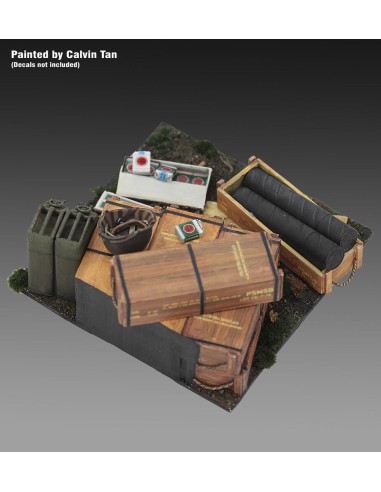 Base with 105 mm Ammo with Cases  cm4x4 