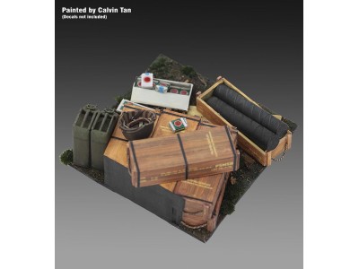 Base with 105 mm Ammo with Cases  cm4x4 