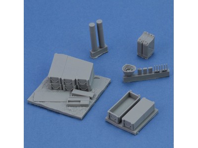 Base with 105 mm Ammo with Cases  cm4x4 
