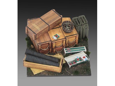 Base with 105 mm Ammo with Cases  cm4x4 