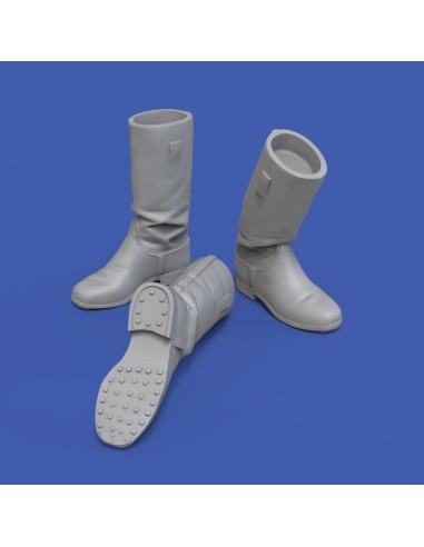 German infantry boots-various positions-WWII (no.4) 