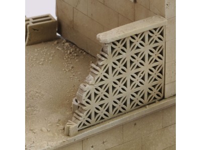 Railing for buildings Middle East  3D printed 
