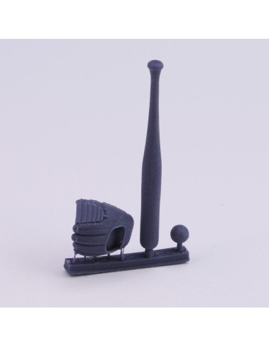 Baseball accessories set 3D printed 