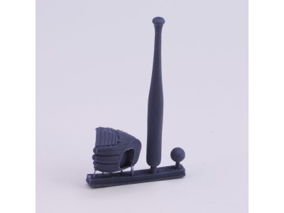 Baseball accessories set 3D printed 