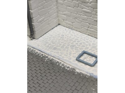 Cobblestone street base 
