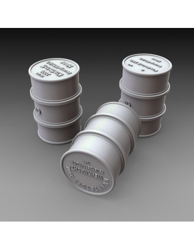German fuel drums - WWII 15pcs. 