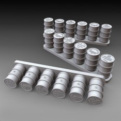 German fuel drums - WWII 18pcs. 