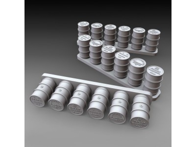 German fuel drums - WWII 18pcs. 