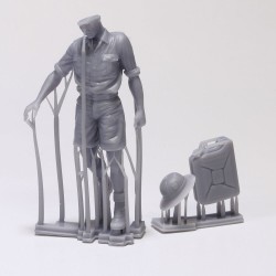 German DAK soldier holding jerrycan  3D printed 