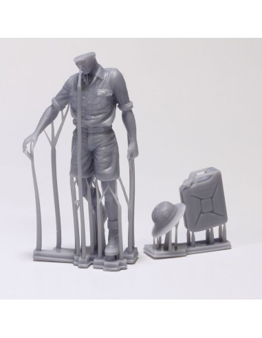 German DAK soldier holding jerrycan  3D printed 