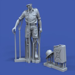 German DAK soldier holding jerrycan  3D printed  2