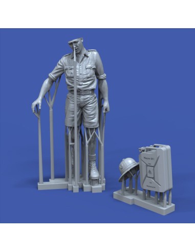 German DAK soldier holding jerrycan  3D printed 