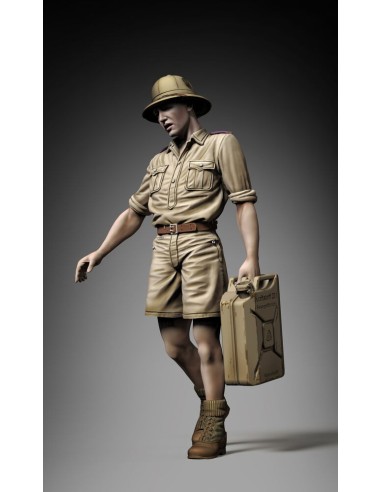 German DAK soldier holding jerrycan  3D printed 