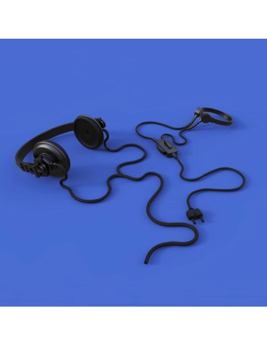 German tanker head phones set-WWII  3D printed 