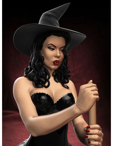 Witch Pinup Girl Halloween 