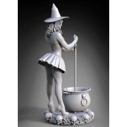Witch Pinup Girl Halloween  2