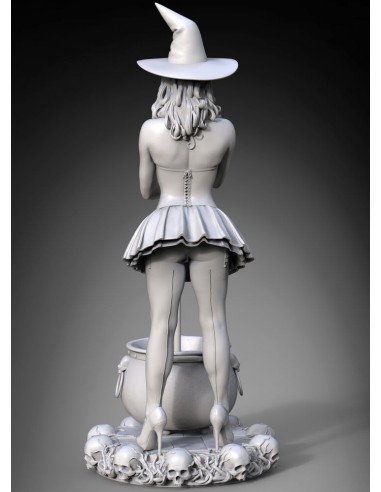 Witch Pinup Girl Halloween 