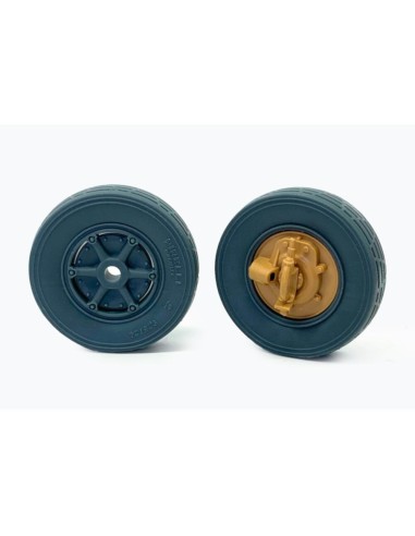 Autoblinda AB41 'Libia' wheels set 