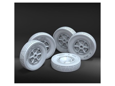 Autoblinda AB41 'Libia' wheels set 